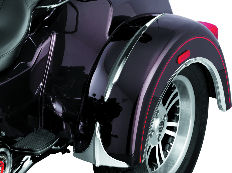 Kuryakyn Rear Fender Accents Leading Edge for Harley Davidson Tri Glide Ultra Classic and Street Glide Trike - Kelly Motorsports