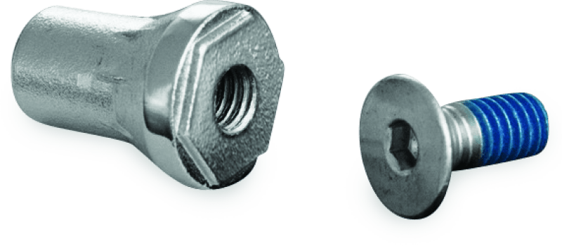 Kuryakyn Replacement Tapered Peg Mount with Screw – Chrome for Motorcycle Footpegs - Kelly Motorsports