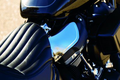 Kuryakyn Saddle Shields Heat Deflectors for 2018 Harley Davidson Softail Models - Kelly Motorsports