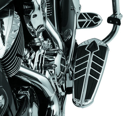 Kuryakyn Spear Brake Pedal Pad for 2014-2023 Indian Motorcycle Models Chrome - Kelly Motorsports