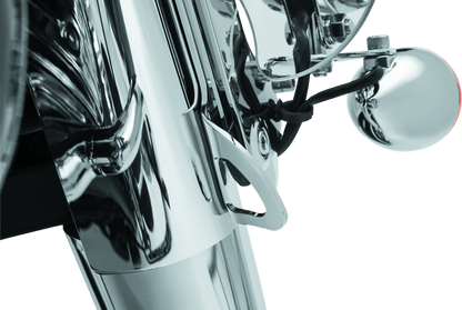 Kuryakyn Tie Down Bracket 14-22 Indian Chrome for Secure Motorcycle Transport - Kelly Motorsports