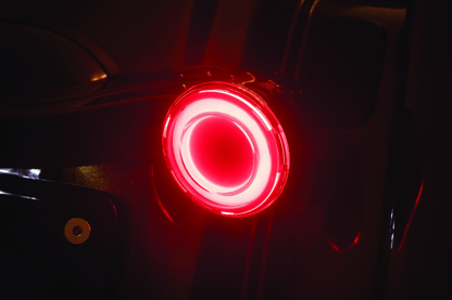 Kuryakyn Tracer LED Rear Turn Signal Inserts with Red/Red Smoke Lens for Harley Davidson Models - Kelly Motorsports