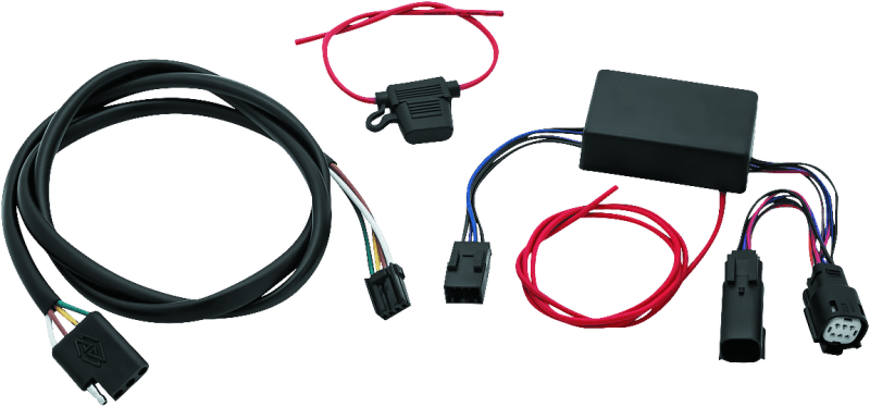Kuryakyn Trailer Wiring Harness 4-Wire for Harley Davidson Touring Models (Part KUR2598) - Kelly Motorsports