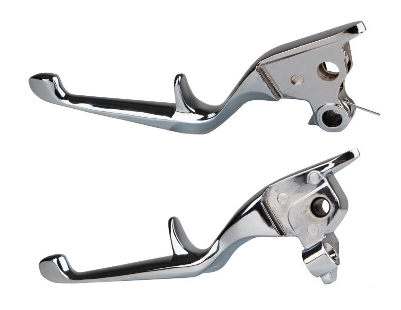 Kuryakyn Trigger Levers for Harley Davidson Touring Models 2021-2023 – Chrome and Black Finish - Kelly Motorsports