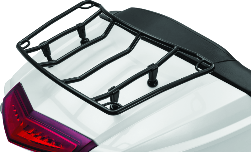 Kuryakyn Trunk Luggage Rack Adjustable Gloss Black for Honda Gold Wing and Kawasaki Vulcan Voyager - Kelly Motorsports