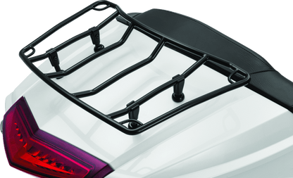 Kuryakyn Trunk Luggage Rack Adjustable Gloss Black for Honda Gold Wing and Kawasaki Vulcan Voyager - Kelly Motorsports