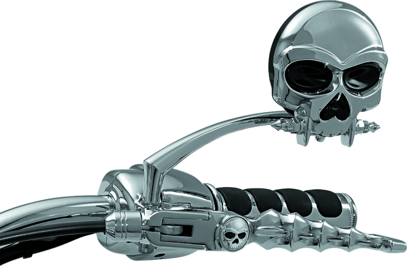 Kuryakyn Zombie Levers 96-Up Cable Chrome - Stylish Motorcycle Brake and Clutch Levers for Harley-Davidson - Kelly Motorsports