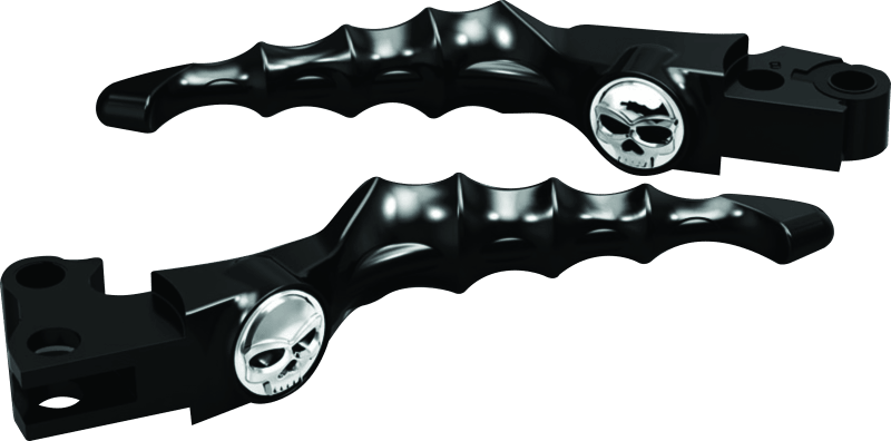 Kuryakyn Zombie Levers for Harley-Davidson Touring Models - Gloss Black, Part #kur1091 - Kelly Motorsports