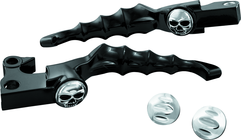 Kuryakyn Zombie Levers for Harley-Davidson Touring Models - Gloss Black, Part #kur1091 - Kelly Motorsports