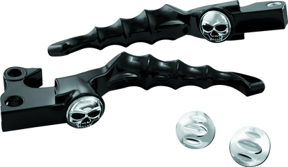Kuryakyn Zombie Levers for Harley-Davidson Touring Models - Gloss Black, Part #kur1091 - Kelly Motorsports