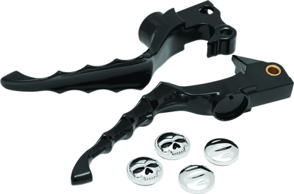 Kuryakyn Zombie Levers for Harley-Davidson XL Models - Gloss Black, Part Number kur1092 - Kelly Motorsports