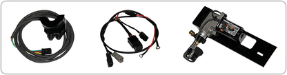 Legend Suspension AIR-A FL Adjustable Air Suspension System with Black Handlebar Control for FLH Models - Part No. 1311-0153 - Kelly Motorsports