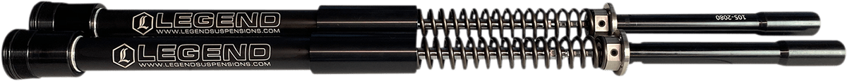 Legend Suspension Axeo +2 Front End Suspension for 2006-2017 Harley-Davidson Dyna - 49 mm Raised +2" by Legend Suspension Part 04140613 - Kelly Motorsports