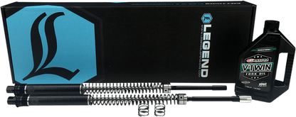 Legend Suspension AXEO Trike Front Suspension for Harley-Davidson Tri-Glide 2009-2013, 41 mm Black Part 0414-0598 - Kelly Motorsports