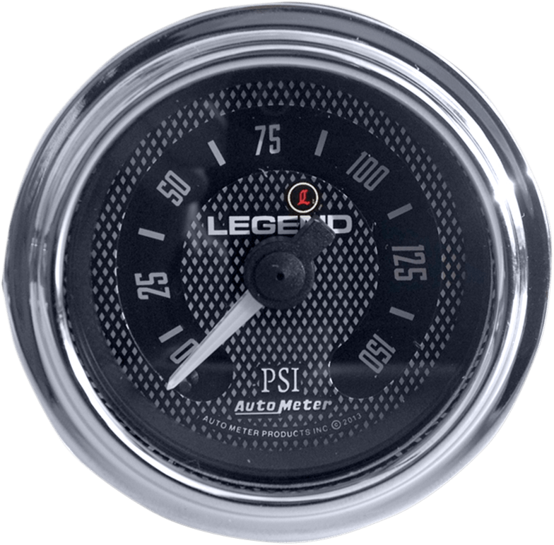 Legend Suspension Fairing Mounted LED Backlit PSI Gauge - Diamond Cut 2212-0494 - Kelly Motorsports