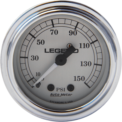 Legend Suspension Fairing Mounted LED Backlit PSI Gauges - Silver (Part #2212-0485) - Kelly Motorsports