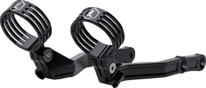 Legend Suspension Revo ARC External Reservoir Mounts - Black (Part #1313-0274) - Kelly Motorsports