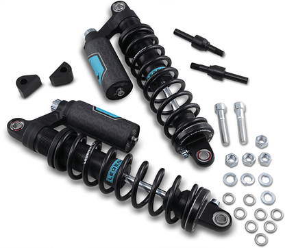 Legend Suspension Revo ARC Piggyback Shocks for FXR 14-Inch - Black by Legend Suspension Part 1310-1900 - Kelly Motorsports
