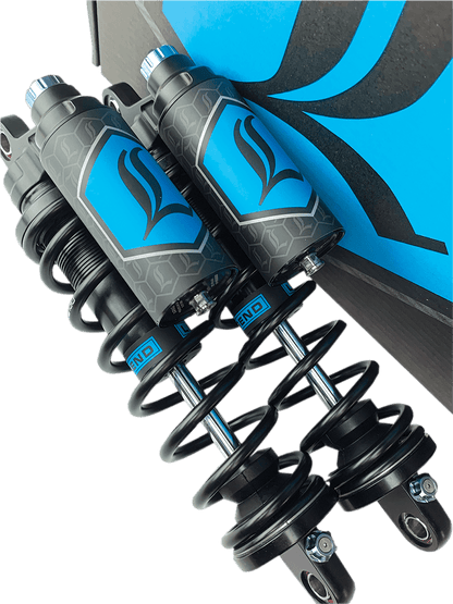 Legend Suspension Revo ARC Piggyback Shocks for FXR 14-Inch - Black by Legend Suspension Part 1310-1900 - Kelly Motorsports