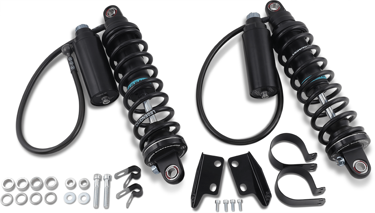 LEGEND SUSPENSION Revo ARC Remote Reservoir Shocks - 13 Inch, Black, Part #1310-1882 - Kelly Motorsports