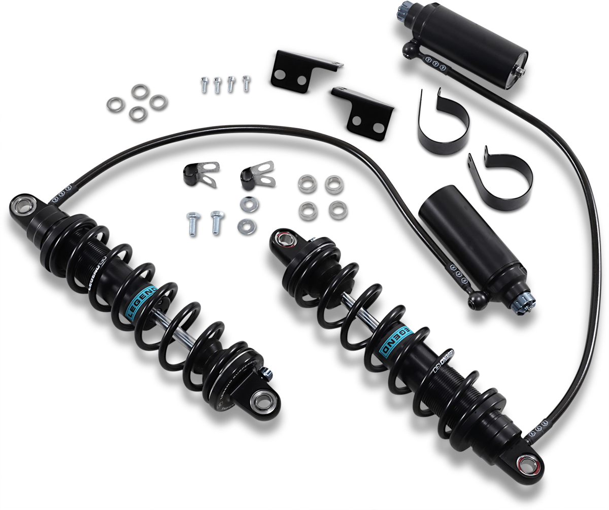 Legend Suspension Revo ARC Remote Reservoir Shocks - 13-Inch Heavy Duty Black by Legend Suspension Part 1310-1879 - Kelly Motorsports