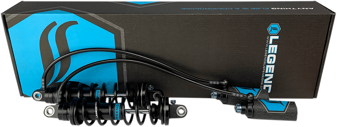 Legend Suspension Revo ARC Remote Reservoir Shocks - 13-Inch Heavy Duty Black by Legend Suspension Part 1310-1879 - Kelly Motorsports