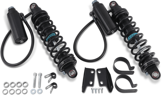 Legend Suspension Revo ARC Remote Reservoir Shocks - 13-inch Standard Black 1310-1886 - Kelly Motorsports