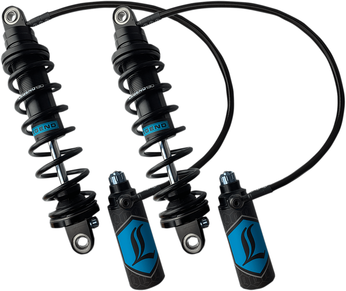 Legend Suspension Revo ARC Remote Reservoir Shocks - 14-Inch, Black - Part 1310-1884 - Kelly Motorsports