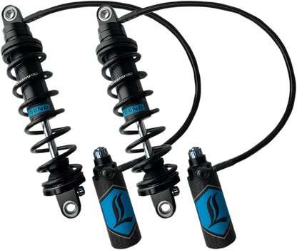 Legend Suspension Revo ARC Remote Reservoir Shocks - 14-Inch, Black - Part 1310-1884 - Kelly Motorsports