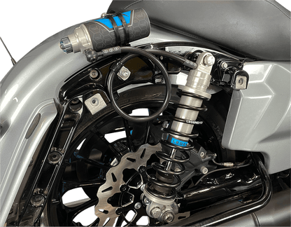 Legend Suspension Revo ARC Remote Reservoir Shocks - 14 Inch - Clear - Part 1310-1936 - Kelly Motorsports