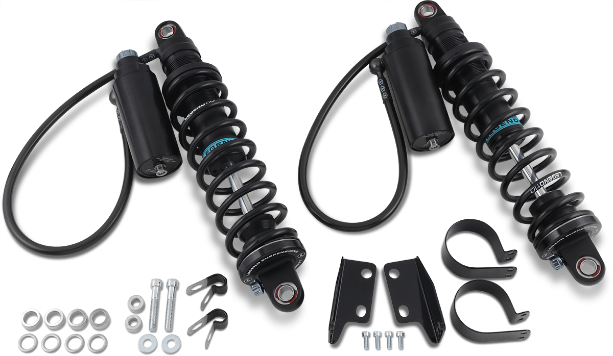 Legend Suspension Revo ARC Remote Reservoir Shocks for 14-Inch Motorcycle Applications by Legend Suspension Part 1310-1888 - Kelly Motorsports