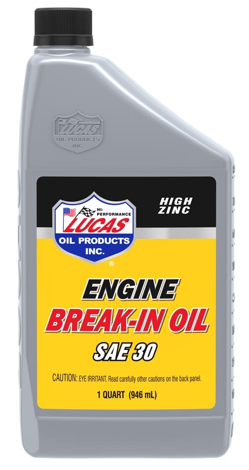 Lucas 10630 Break - In Oil SAE 30 – 1 Quart (6 Pack) for Flat Tappet and Roller Camshafts - Kelly Motorsports