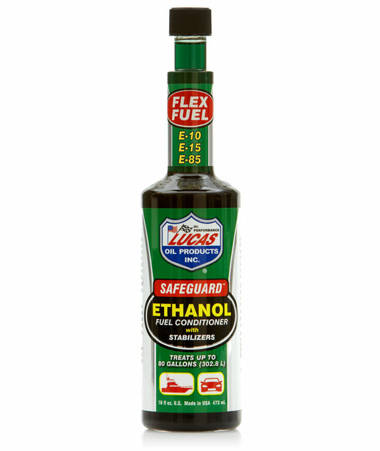 Lucas Ethanol Fuel Conditioner 16oz - Protects and Cleans Your Engine in Ethanol Blends - Kelly Motorsports