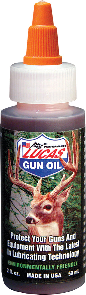 LUCAS Gun Oil 2 oz - Protect and Lubricate Your Firearms - Kelly Motorsports