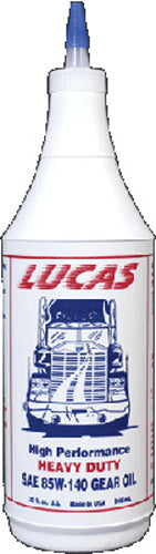 LUCAS Heavy Duty Gear Oil 85W - 140, 1 Quart - High - Performance Gear Lubricant for Heavy - Duty Applications - Kelly Motorsports