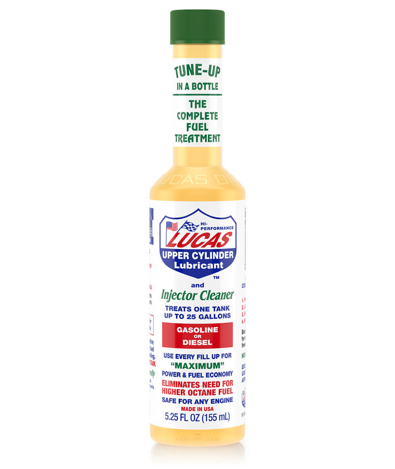 LUCAS Injector Cleaner 5.25 oz - Fuel System Cleaner for Gasoline, Diesel, and LPG Engines - Kelly Motorsports