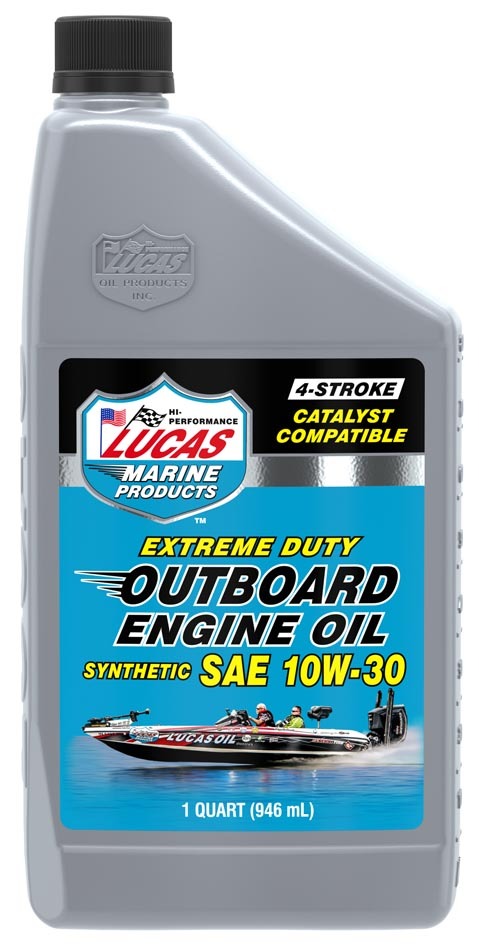 LUCAS Outboard Synthetic Oil 10W - 40 4 - Stroke, 1 Quart - Part Number 10662 - Kelly Motorsports