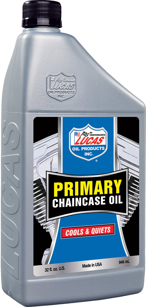 LUCAS Primary Chaincase Oil 1 Quart - Heavy Duty Chain and Sprocket Lubricant - Kelly Motorsports