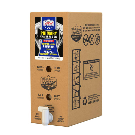 LUCAS Primary V Twin Chaincase Oil Part Number 18045 – Heavy Duty Motorcycle Chain and Sprocket Lubricant - Kelly Motorsports