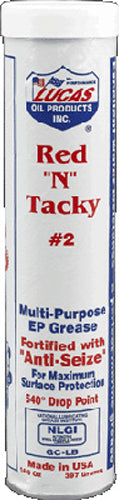 LUCAS Red 'N' Tacky 2 Grease Cart – 14.5 oz, 30 per Case - Kelly Motorsports