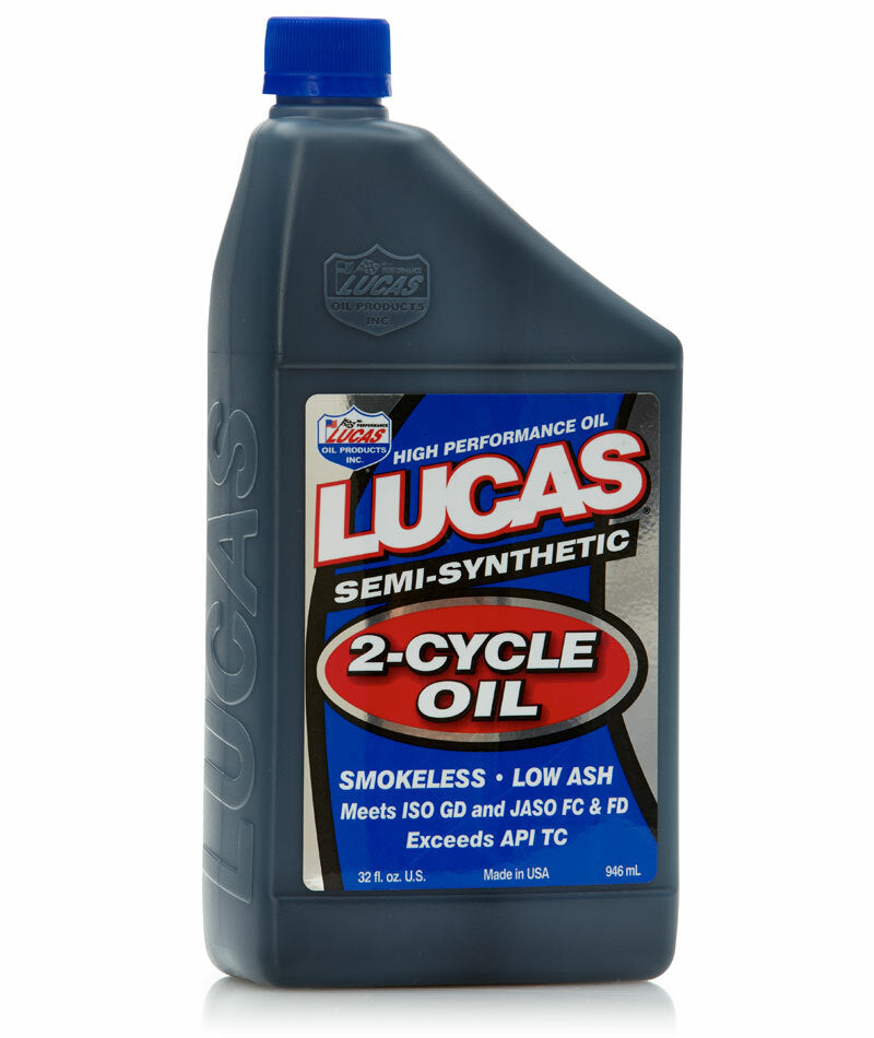 LUCAS Semi Synthetic 2 - Stroke Engine Oil Part Number 10110 – 1 Quart Bottle - Kelly Motorsports