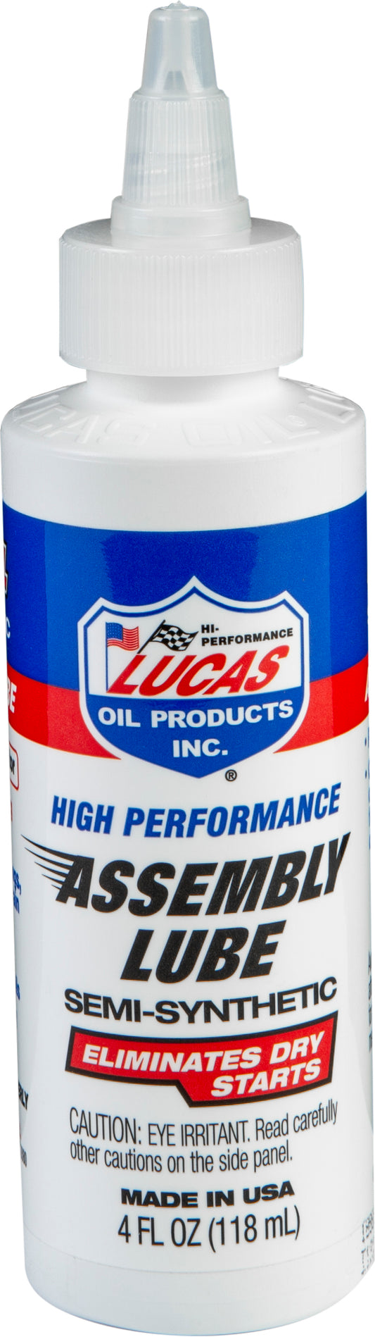 LUCAS Semi Synthetic Assembly Lube 4 oz - Ideal for Engine Building and Rebuilding - Kelly Motorsports