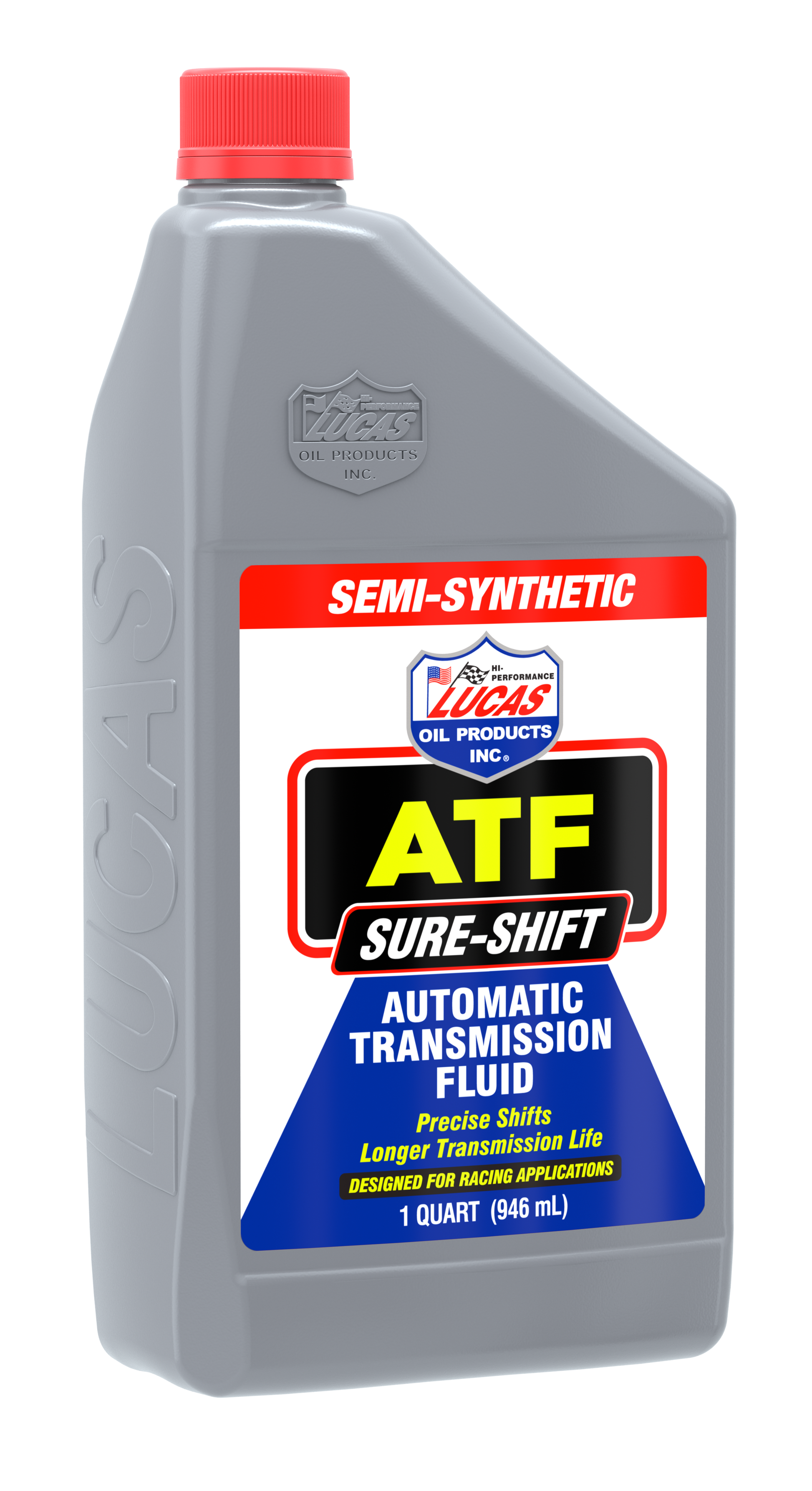 LUCAS Semi Synthetic Automatic Transmission Fluid Part 10052, 1 Quart - Pack of 6 - Kelly Motorsports