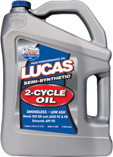 LUCAS Semi Synthetic Oil 2T Part Number 10115 for Cobra CX50 BW and Honda CR500AF Engines - Kelly Motorsports