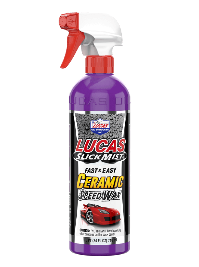 LUCAS Slick Mist Ceramic Speed Wax 24oz - UV Resistant, Long - Lasting Gloss & Protection - Kelly Motorsports