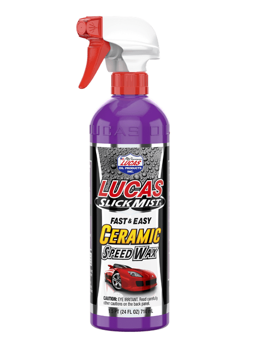 LUCAS Slick Mist Ceramic Speed Wax 24oz - UV Resistant, Long - Lasting Gloss & Protection - Kelly Motorsports