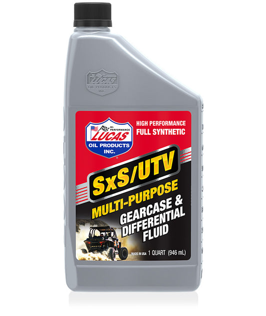 LUCAS Sxs Gear Case Oil 1 Qt - Heavy Duty Gear Lubricant with Anti - Wear Agents - Kelly Motorsports