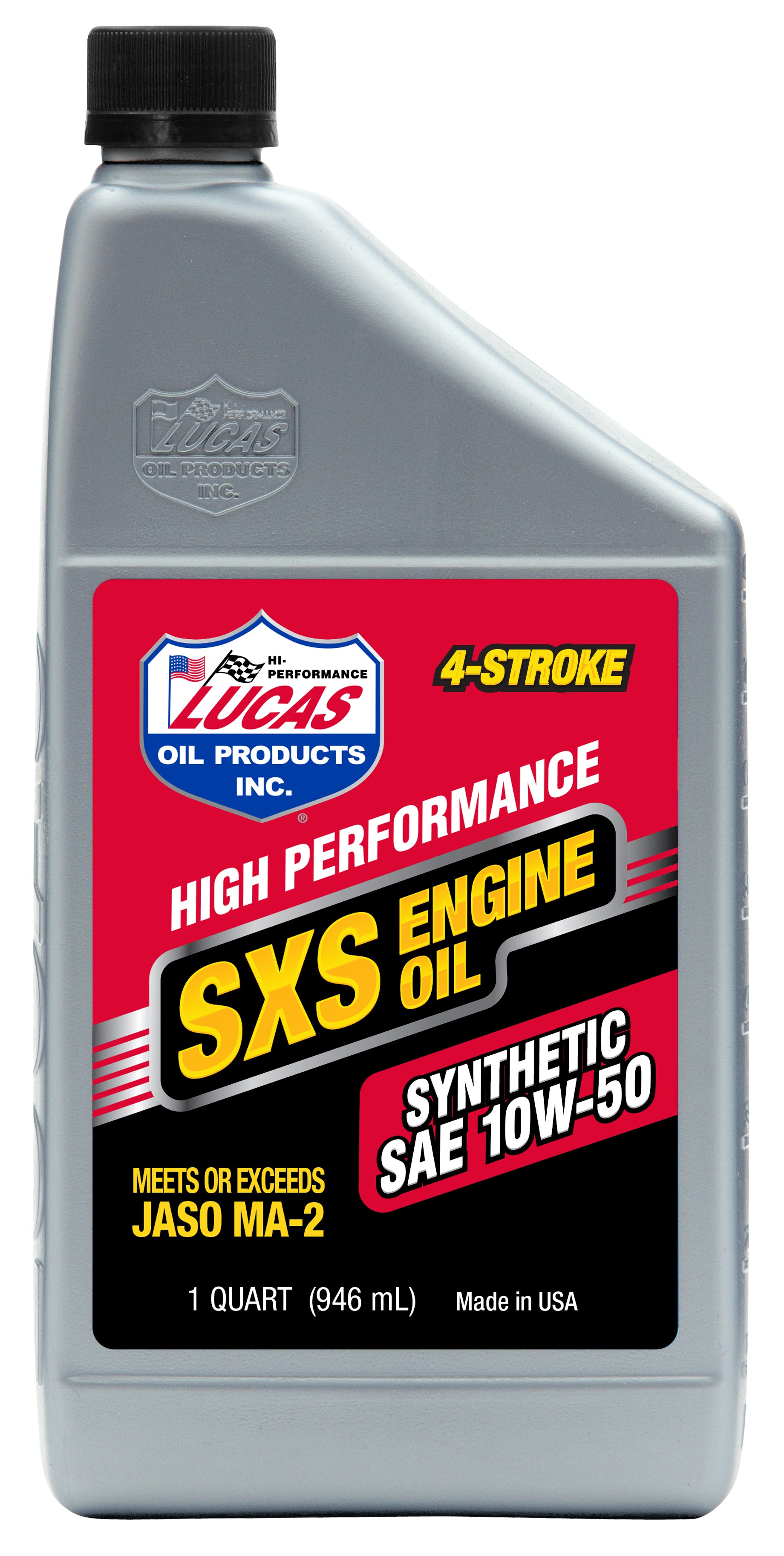 LUCAS Sxs Synthetic Oil 10W - 50 for ATV and Side - by - Side Engines - Part No. 11212 - OLD - Kelly Motorsports