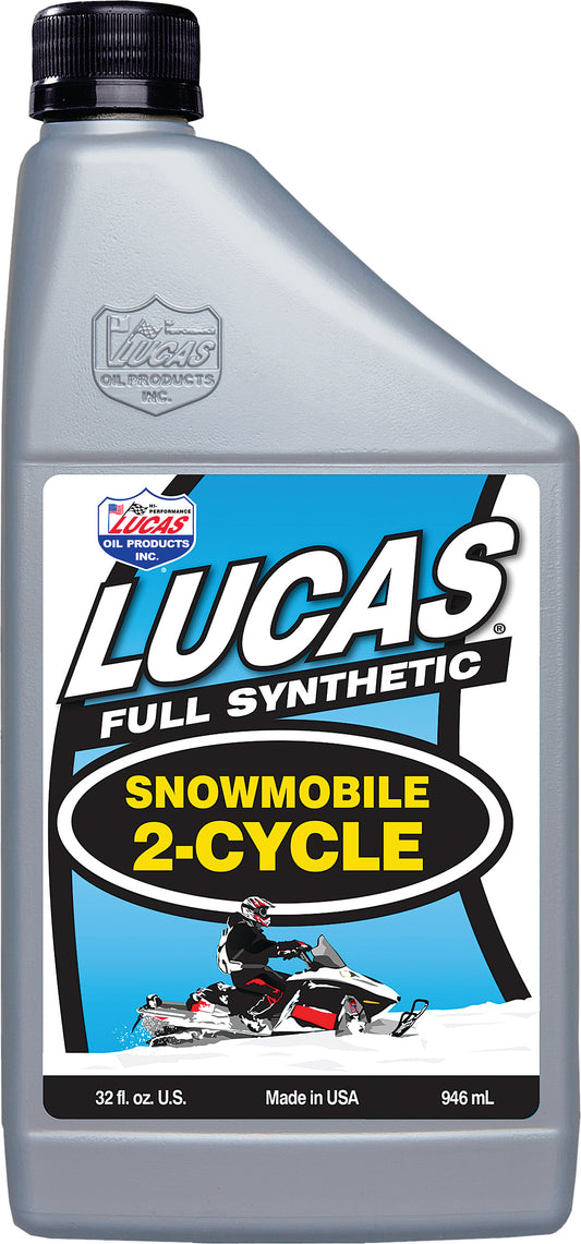 LUCAS Synthetic Snow Motor Oil 2T - 32 oz Bottle, Part Number 10835 - Kelly Motorsports