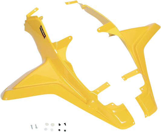 Maier Front Fender for Yamaha LT500R - Yellow, Part Number 177524 - Kelly Motorsports